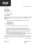 Final Appointment Letter - 3rd Year