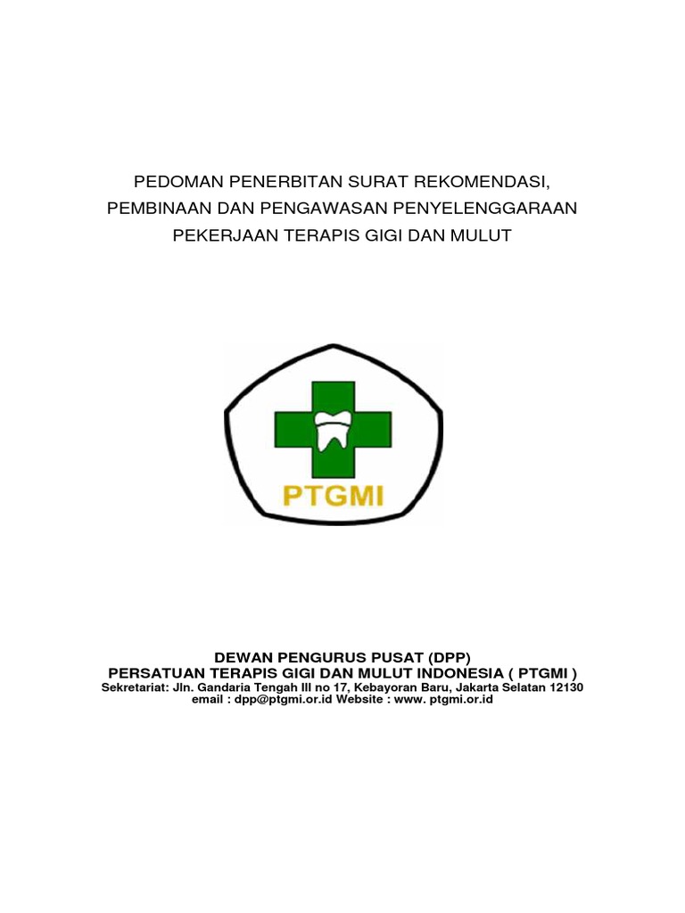 20.pedoman Penerbitan Surat Rekomendasi | PDF