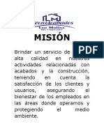 Mision Vision