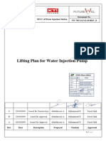 Lifting Plan for Water Injection Pump Skid