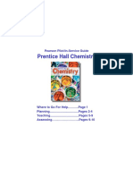 Prentice Hall Chemistry: Pearson Pilot/In-Service Guide
