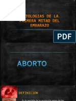 Patologia de La Primera Mitad Embarazo PDF