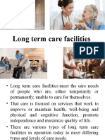 Long Term Care Facilities