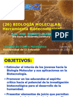 80_011206 RA026 UES Biol Molec Herramienta Biotecnologica