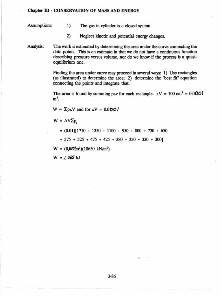 Conservation of Mass and Energy Analysis | PDF