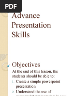 Advance Presentation Skills