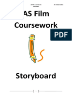 Dale Luck AS Film Coursework AS Media Studies Tom Cartwright Storyboard