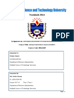 Noakhali-3814: Assignment On: Course Title: Course Code: BBA3105