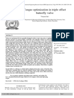 904.torque Optimization in Triple Offset Butterfly Valve