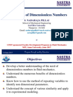 Application of Dimensionless Numbers in Fluid Flow