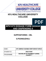 SUPPOSITORIES CBL - Siti Amirah Hakimah Binti Mohd Fairuz (2062191008) BPH7