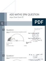 Add Maths SPM Question: Jorja Chow Form 5T