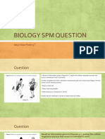 Biology SPM Question: Jorja Chow Form 5T