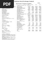 Pakistan Stock Exchange Limited: The Searle Company Limited