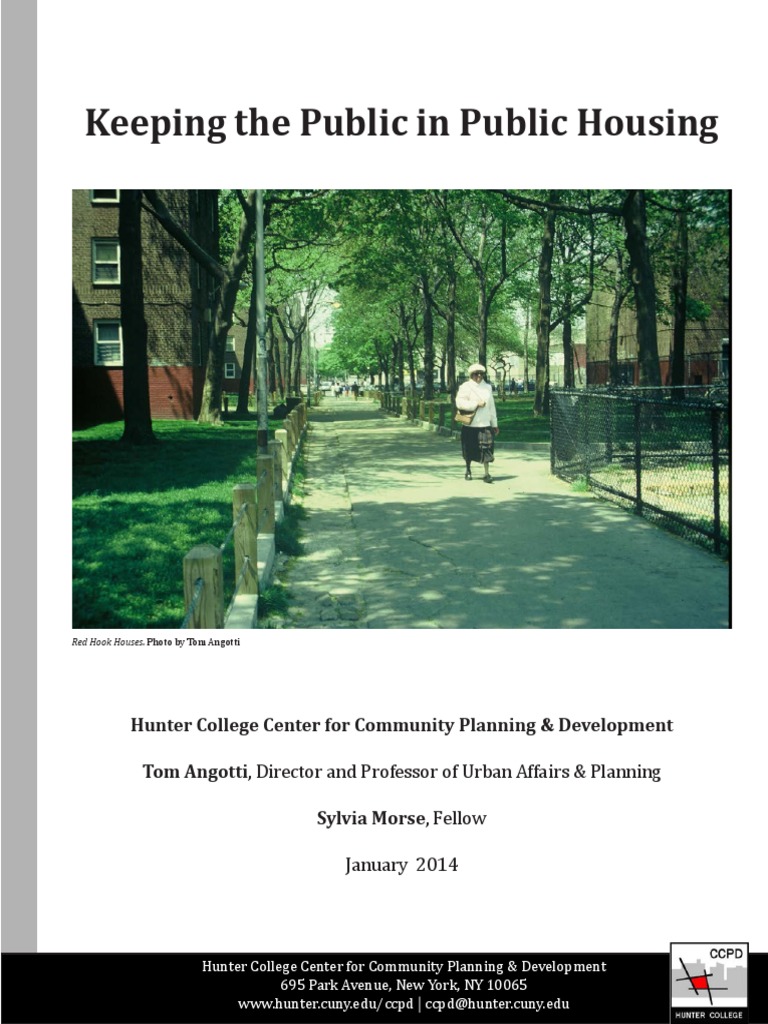 Keeping The Public in Public Housing | PDF | Public Housing | Public ...