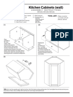 Bamboo Diagonal Wall Corner Assembly Instructions