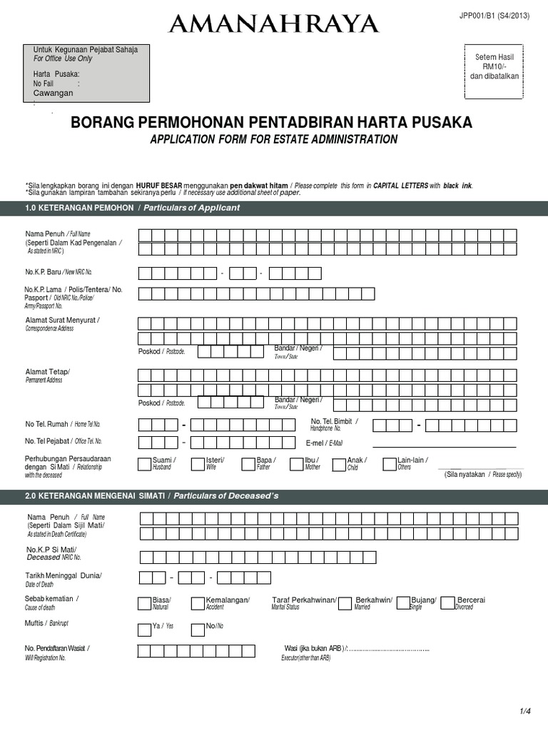 Prosedur Faraid Dan Pembahagian Harta Pusaka Bagi Orang Islam Kin Co
