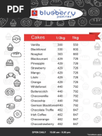 Cake City Menu and Prices in Kshs | PDF | Cheesecake | Cakes
