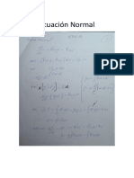 Ecuación Normal PDF
