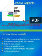Environmental Impacts: ET 208 - Environment, Energy and Technology Engr. Angelo Ramos, ME