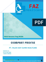 Company Profile PT. FALAH AISY ZUHRI HEALTHCARE