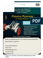 Venue: Date:: "Build Your Own Autonomous Robots in Just Two Days"