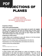 Projection of Planes