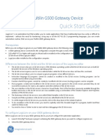 SWM0107 LogicLinx On A Multilin G500 Quick Start Guide V100 R0