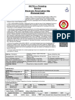 Irctcs E-Ticketing Service Electronic Reservation Slip (Personal User)