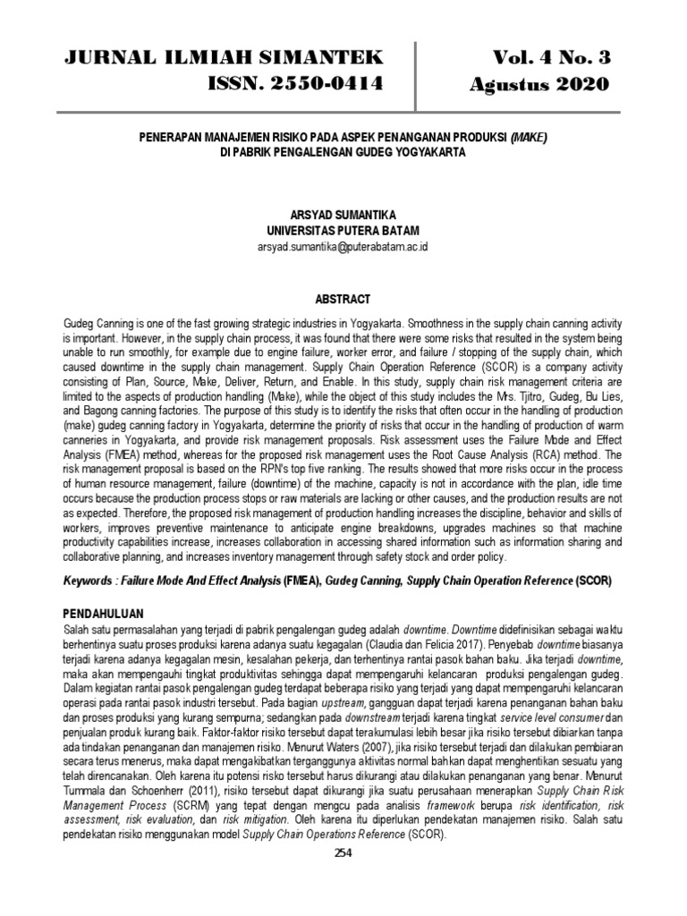 Jurnal Ilmiah Simantek ISSN. 2550-0414 Vol. 4 No. 3 Agustus 2020 | PDF ...