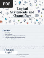 Logic Statements and Quantifiers