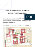 Terembeosztas - HSK HSKK - 2020 Julius 1 PDF