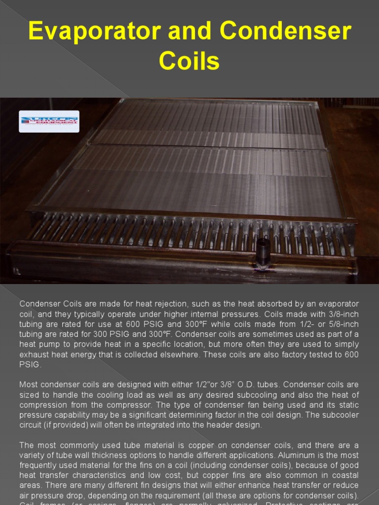 Understanding Condenser Coil Functionality | PDF | Heat Exchanger ...