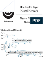 One Hidden Layer Neural Network Neural Networks: Deeplearning - Ai