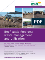 Beef Cattle Feedlots - Waste Management and Utilisation PDF