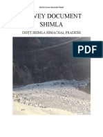 Survey Document Shimla: Distt - Shimla Himachal Pradesh