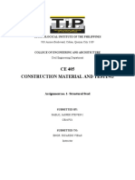 CE 405 Construction Material and Testing: Technological Institute of The Philippines