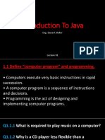 Introduction To Java: Eng. Qusai F. Baker