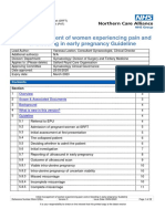 Wom1 (09) A - Issue No 5 - Initial Management of Women Experiencing Pain and or Bleeding in Early Pregnancy Guideline