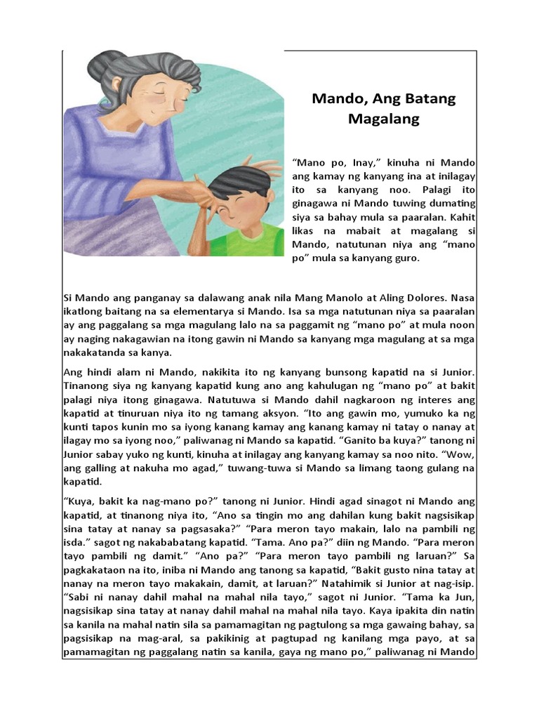 Maikling Kwentong Filipino Pdf Maikling Kwentong Maikling Kuwento At