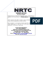 Tender Notice 27-2010