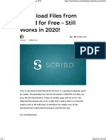 Download Scribd Files for Free in 2020 with this Method