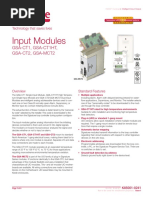 Modulo de Una o Dos Entradas KIDDE GSA-CT1-CT2 K85001-0241 - Input Modules PDF