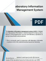 Laboratory Information Management System: Prepared By: Mariela C. Ronquillo, RMT