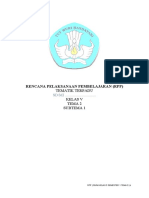 Rencana Pelaksanaan Pembelajaran (RPP) : Tematik Terpadu Kelas V Tema 2 Subtema 1