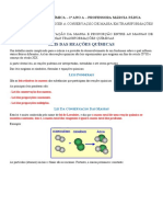 Química 1o Ano - Leis das Reações Químicas