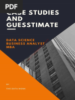 Case Studies and Guesstimates For Data Science, Business Analyst and MBA Candidate PDF