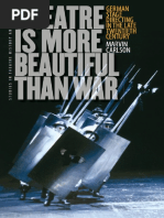 Studies Theatre Hist Culture Marvin Carlson Theatre Is More Beautiful Than War German Stage Directing In The Late Twentieth Century University Of Iowa Press 2009 Pdf Theatre Germany