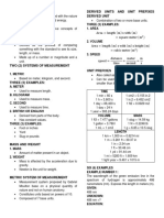 Physics Derived Units and Unit Prefixes Derived Unit: Three (3) Examples: 1. Area