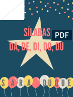 Sílabas DA, DE, DI, DO, DU PDF